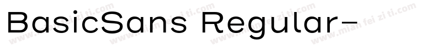BasicSans Regular字体转换